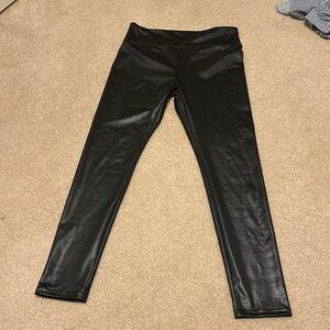 Faux spandex leggings